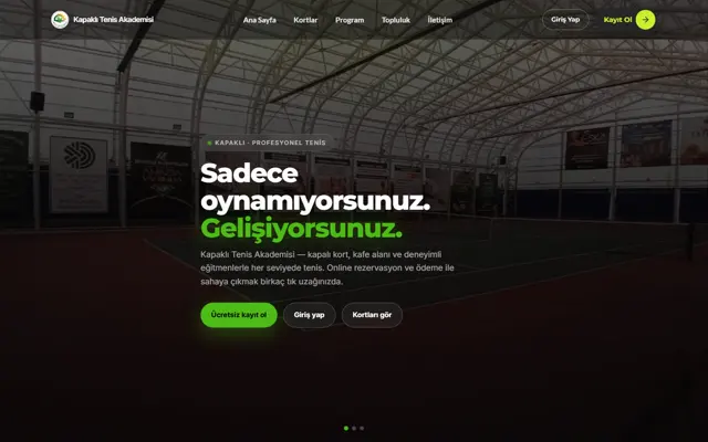Kapaklı Tenis Akademisi ekran görüntüsü